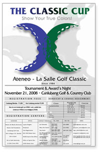 Ateneo - La Salle Golf Classic Cup 2008