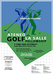 Ateneo-La Salle Golf Fellowship Poster